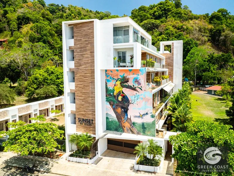 Ocean View 2-Bed Condo in Jacó: Walk to Beach & Restaurants, Rooftop Sunsets, Gated — view 12, Jacó, Garabito, Costa Rica