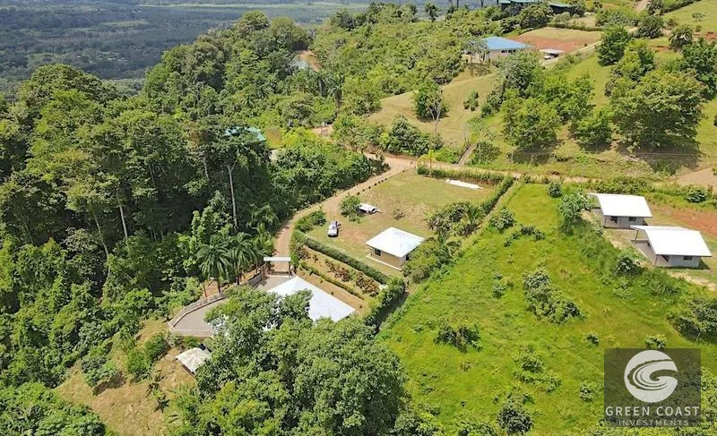 Mountain-View Tropical Paradise with Main Home & Studio Cabin in Portalon — view 1, Portalon de Quepos, Quepos, Costa Rica
