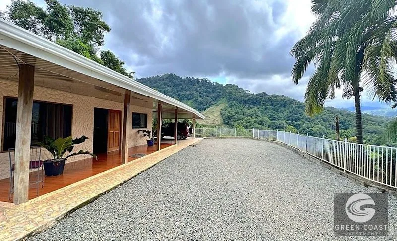 Mountain-View Tropical Paradise with Main Home & Studio Cabin in Portalon — view 5, Portalon de Quepos, Quepos, Costa Rica