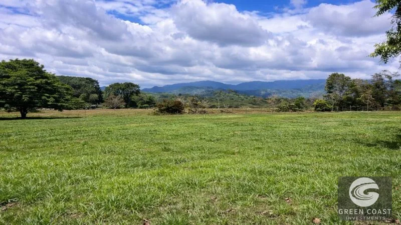 Prime Flat 4.4-Acre Development Property Near Marina Pez Vela & Manuel Antonio with Easy Paved Access — view 1, Quepos, Costa Rica