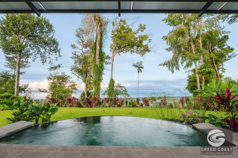 Panoramic Ocean View Estate in Hills of Portalon: Modern Luxury with Infinity Pool & Fruit Orchard — view 6, Quepos, Costa Rica