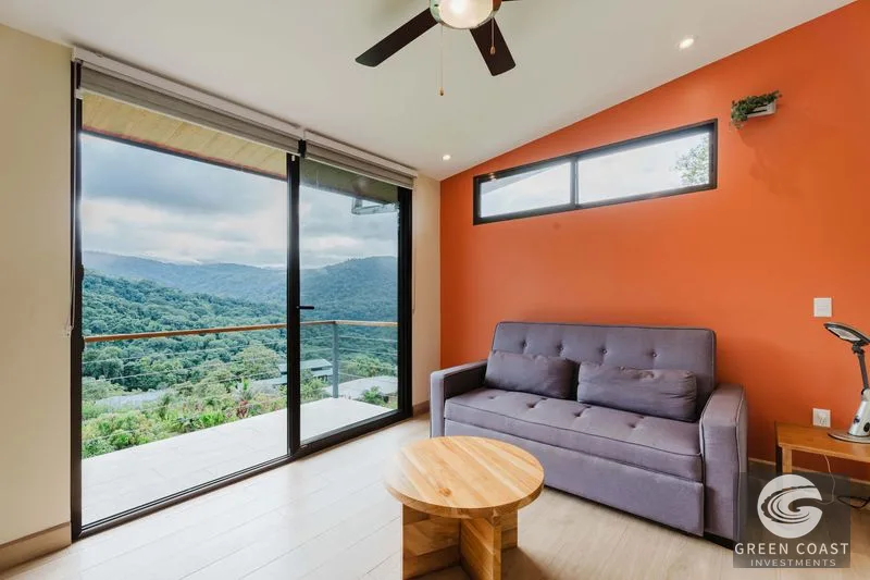 Panoramic Ocean View Estate in Hills of Portalon: Modern Luxury with Infinity Pool & Fruit Orchard — view 7, Quepos, Costa Rica