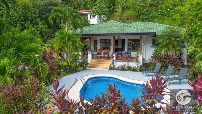 Ocean View Estate in Escaleras: Dual Homes, Income Potential & Jungle Luxury Near Dominical — view 1, Dominical, Dominical, Costa Rica