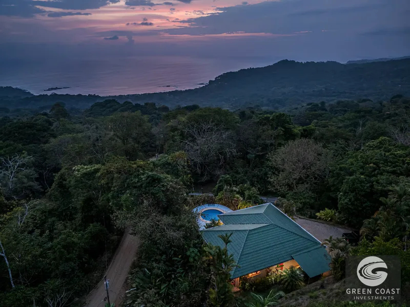 Ocean View Estate in Escaleras: Dual Homes, Income Potential & Jungle Luxury Near Dominical — view 2, Dominical, Dominical, Costa Rica