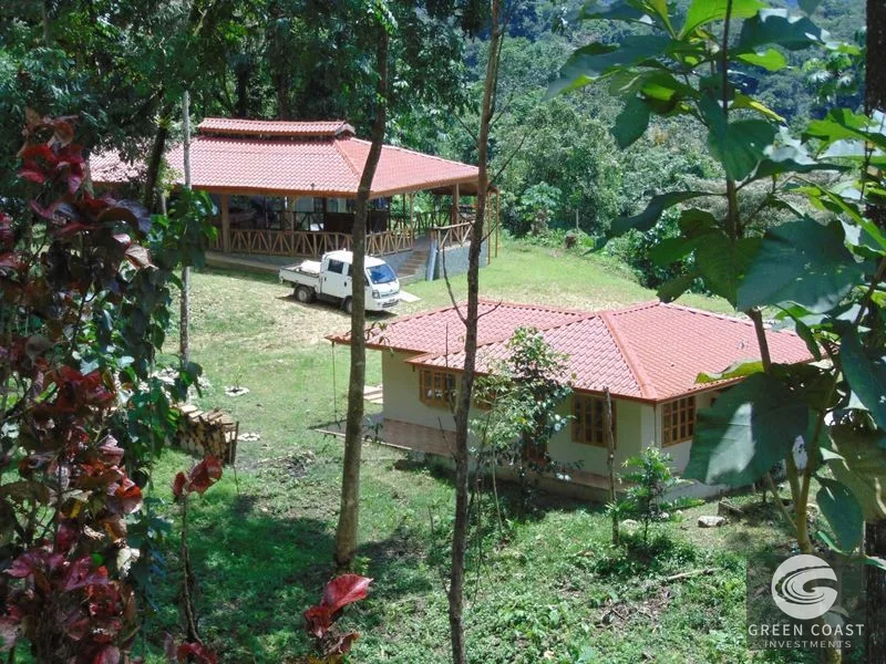 Osa Peninsula Rainforest Farm: Waterfall, 2 Homes, Restaurant & Teak Plantation — view 1, Chacarita, San José, Costa Rica