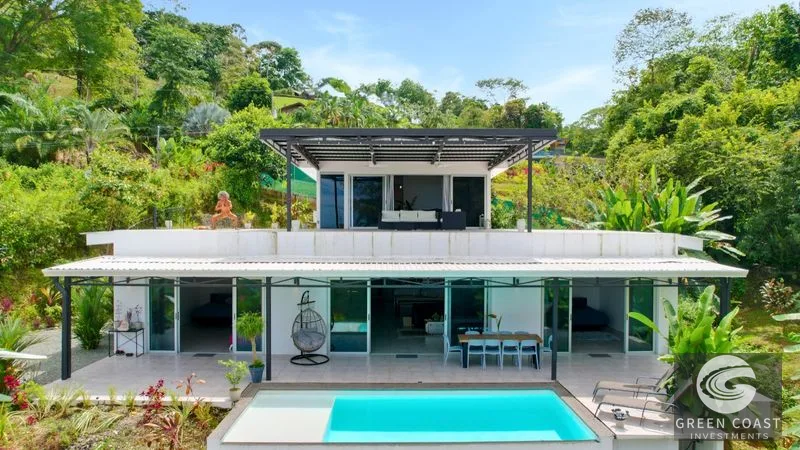 Harmonious Modern Uvita Home with Infinity Pool, Ocean Views, and Rental Options — view 1, Bahía Ballena, Osa, Costa Rica