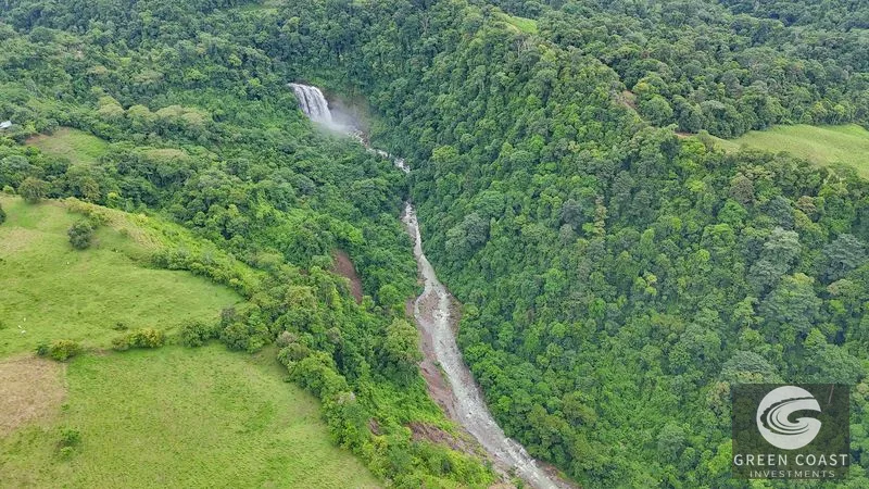 Breathtaking 210 Foot Waterfall on Over 200 Acres of Land in the Lush Hills & Mountains of Perez Zeledon – with SO MANY Additional Development Options! — view 4