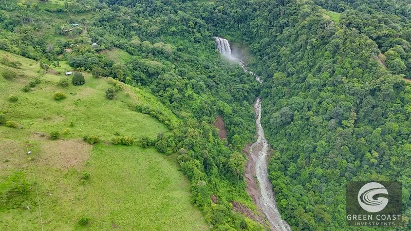 Breathtaking 210 Foot Waterfall on Over 200 Acres of Land in the Lush Hills & Mountains of Perez Zeledon – with SO MANY Additional Development Options! — view 4