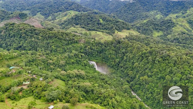 Breathtaking 210 Foot Waterfall on Over 200 Acres of Land in the Lush Hills & Mountains of Perez Zeledon – with SO MANY Additional Development Options! — view 6