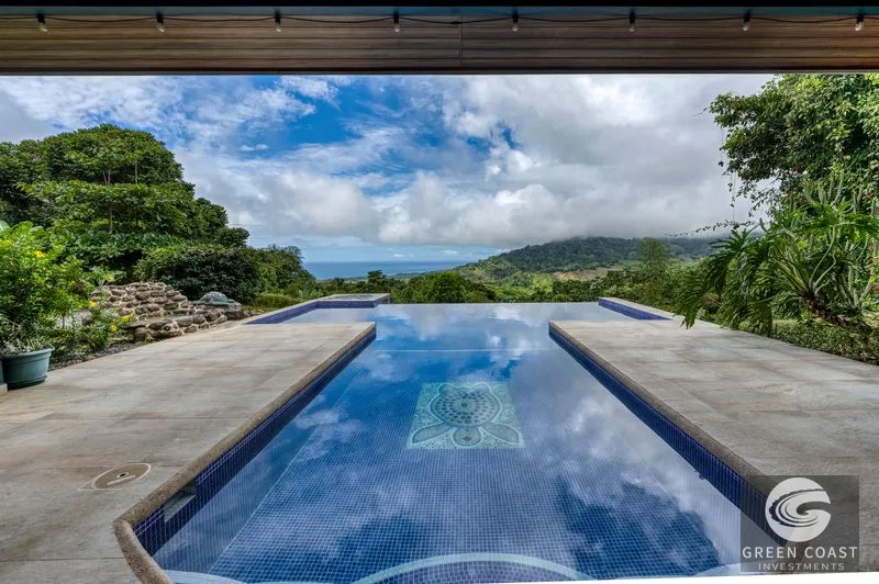 Lagunas Ocean View Retreat: Private 4-Bed Home with Infinity Pool & Lush Gardens — view 6, Lagunas, Barú, Costa Rica