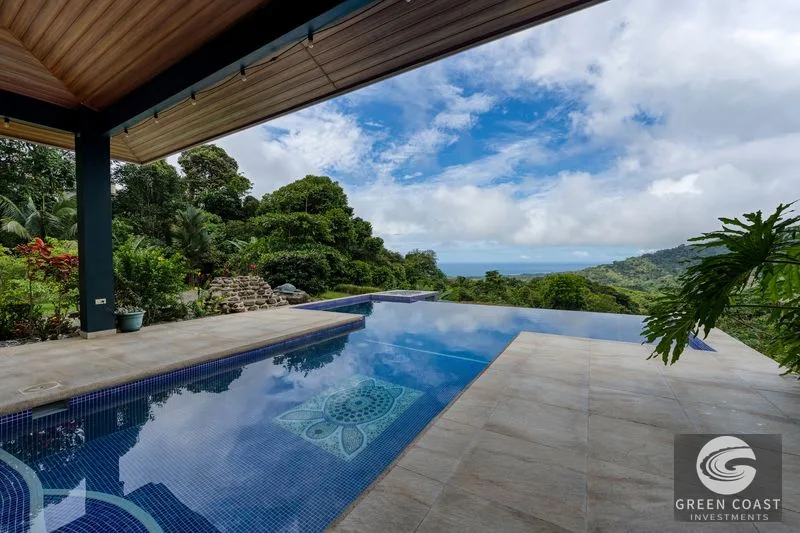 Lagunas Ocean View Retreat: Private 4-Bed Home with Infinity Pool & Lush Gardens — view 7, Lagunas, Barú, Costa Rica
