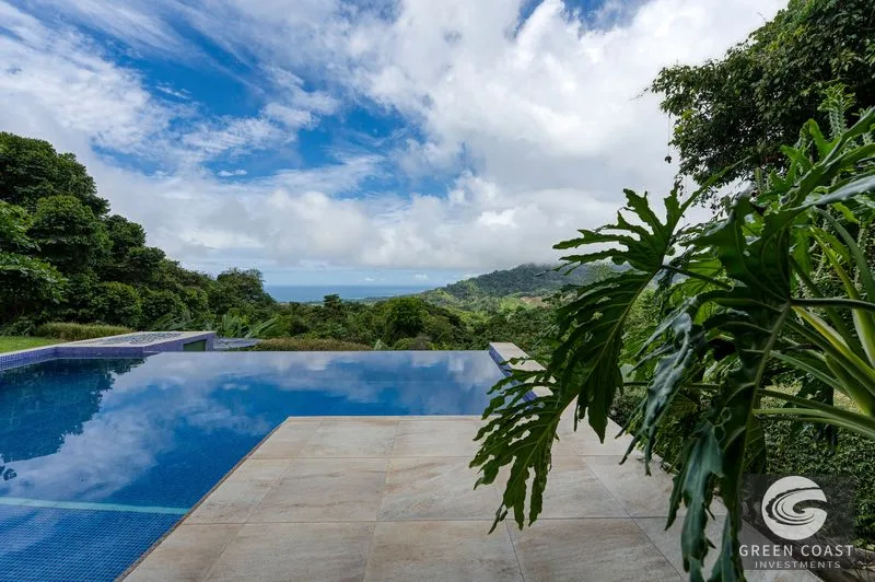 Lagunas Ocean View Retreat: Private 4-Bed Home with Infinity Pool & Lush Gardens — view 8, Lagunas, Barú, Costa Rica