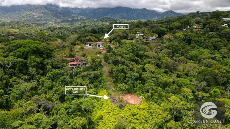 Spectacular Ocean View, Giant Resort Site, New Private Preserve Home perched on the Ojochal Front Ridge — view 5, Ojochal, Ojochal, Costa Rica