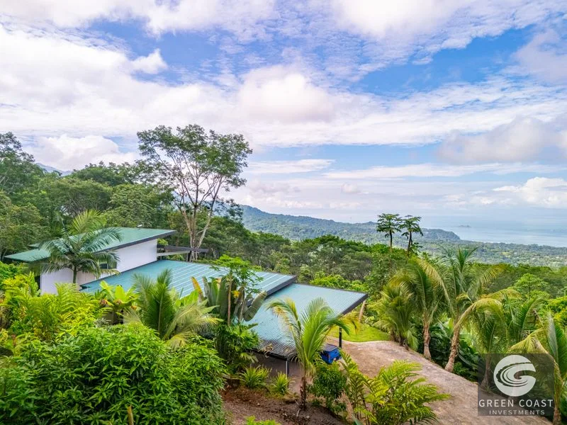Luxury Ocean View Retreat Overlooking the Whale’s Tail – Proven Rental in Gated Enclave — view 1, Uvita, Osa, Costa Rica