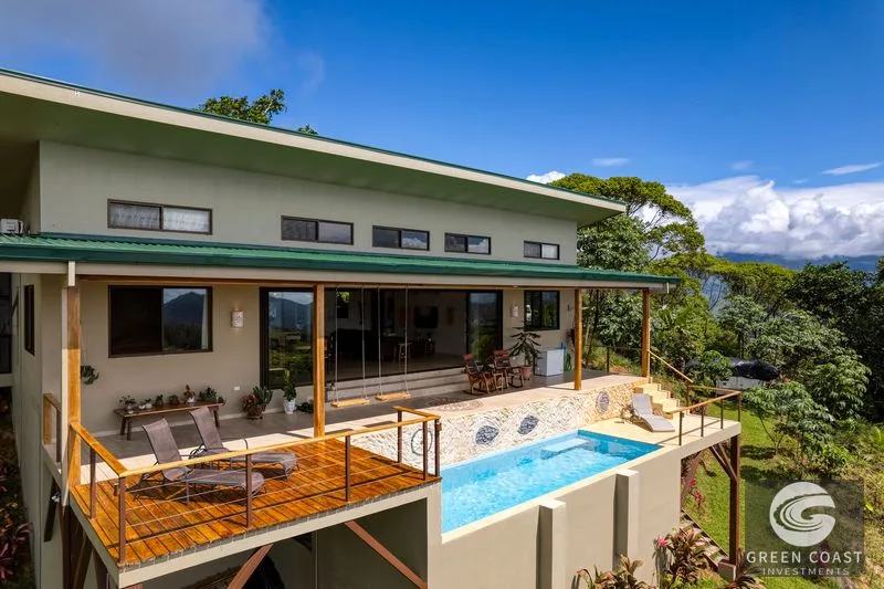 Punta Mira Oasis: Private Mountain Home with Ocean & Valley Views, Infinity Pool — view 1, Dominical, Dominical, Costa Rica