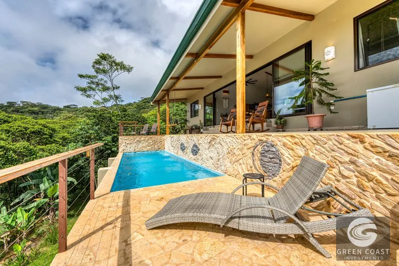 Punta Mira Oasis: Private Mountain Home with Ocean & Valley Views, Infinity Pool — view 2, Dominical, Dominical, Costa Rica