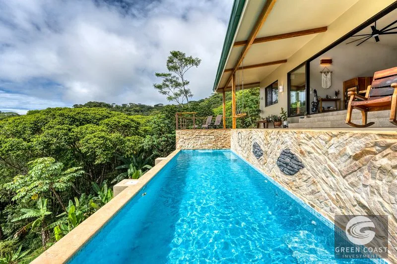Punta Mira Oasis: Private Mountain Home with Ocean & Valley Views, Infinity Pool — view 3, Dominical, Dominical, Costa Rica