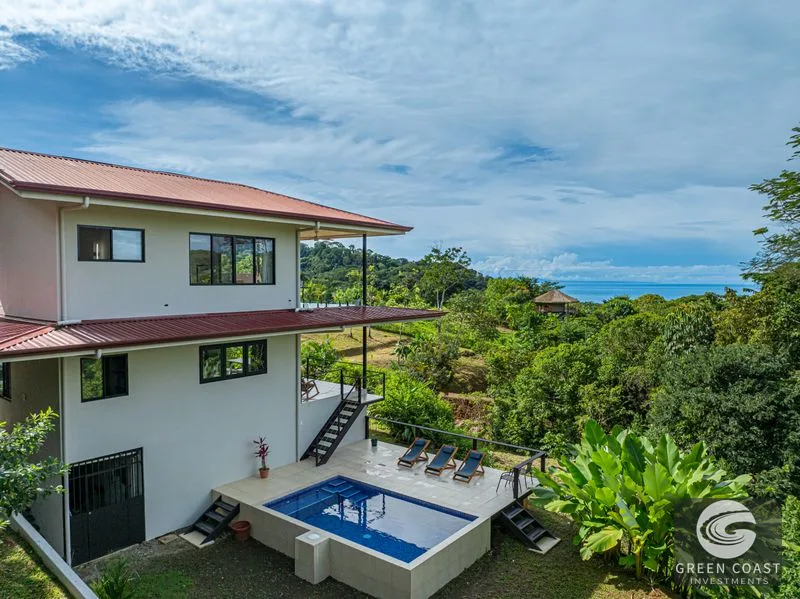 Luxury Ocean View Home Near Uvita: Whale's Tail & Cano Island Vistas, Rainforest Oasis — view 4, Uvita, Uvita, Costa Rica
