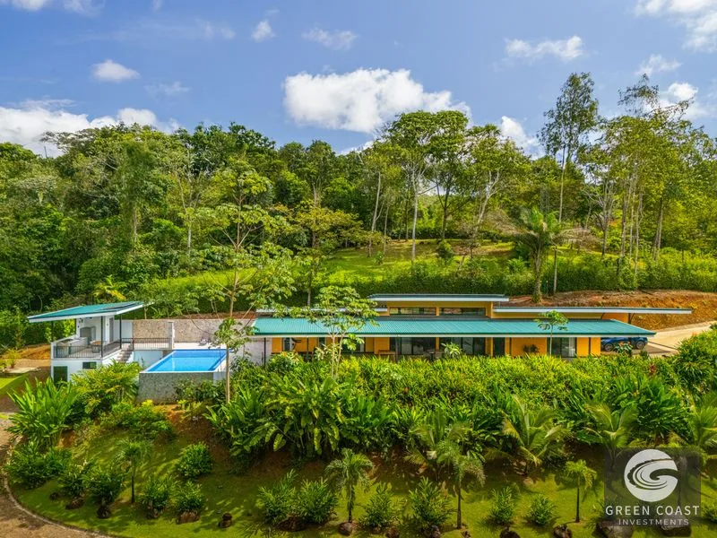 Ojochal Luxury Estate: Main Home, 2 Villas, River & Cascades on 2.3 Acres — view 1, Ojochal, Ojochal, Costa Rica