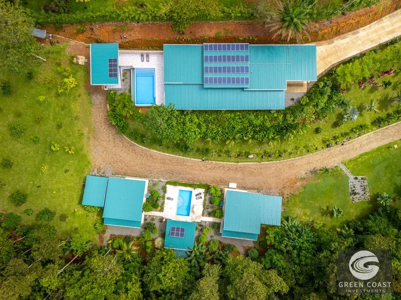 Ojochal Luxury Estate: Main Home, 2 Villas, River & Cascades on 2.3 Acres — view 2, Ojochal, Ojochal, Costa Rica