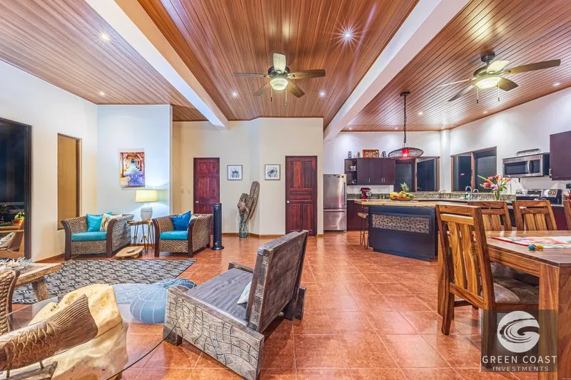 Dominical Oasis: 5-Bed Tropical Retreat, Walk to Beach, Pool & Gardens — view 3, Dominical, Dominical, Costa Rica