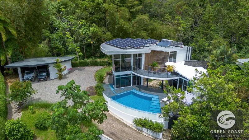 The Glass House: Ojochal Ocean View Luxury with Infinity Pool & Solar — view 2, Ojochal, Ojochal, Costa Rica
