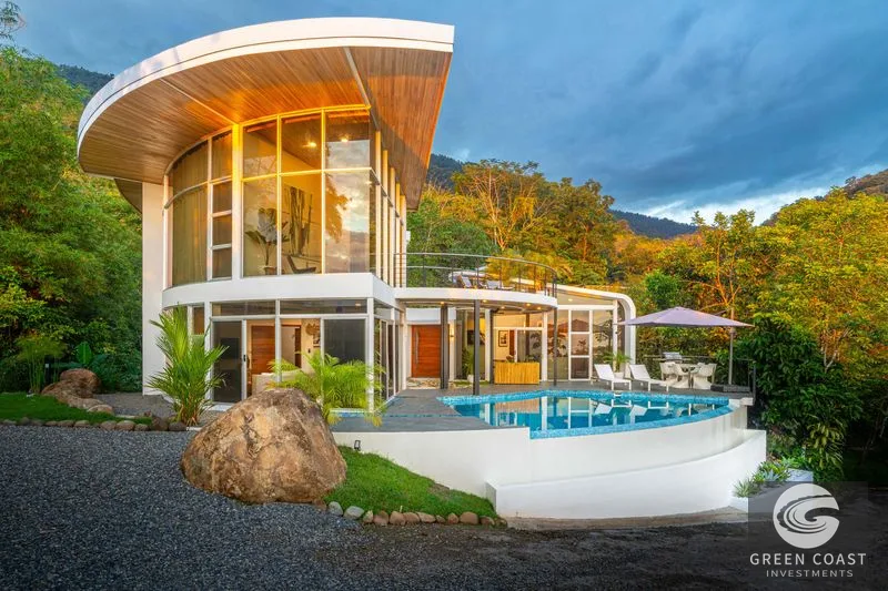 The Glass House: Ojochal Ocean View Luxury with Infinity Pool & Solar — view 3, Ojochal, Ojochal, Costa Rica