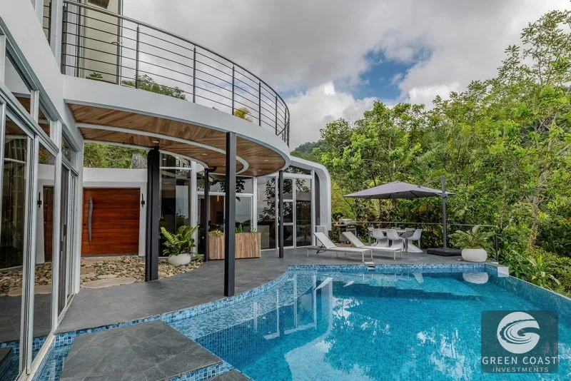 The Glass House: Ojochal Ocean View Luxury with Infinity Pool & Solar — view 7, Ojochal, Ojochal, Costa Rica