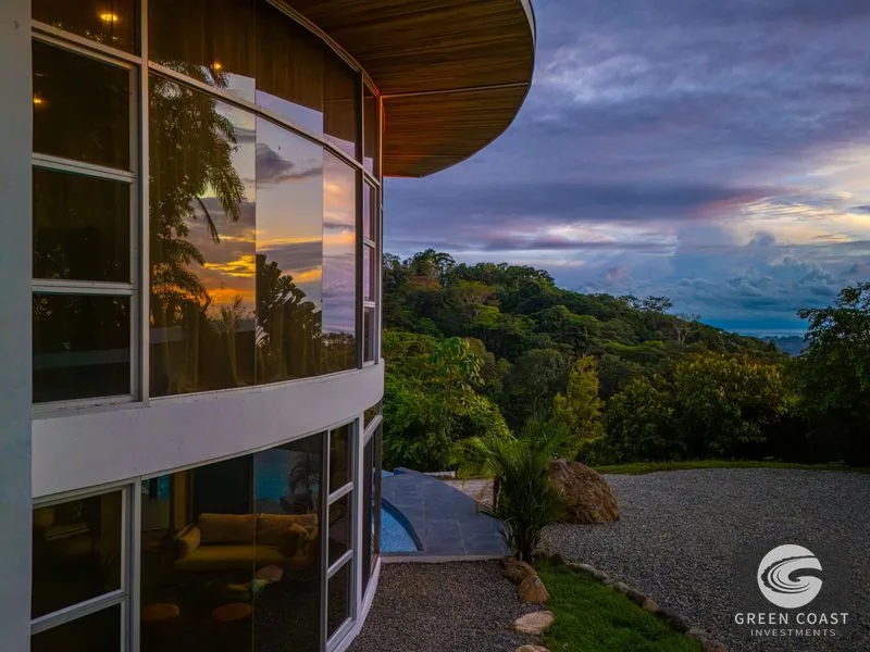 The Glass House: Ojochal Ocean View Luxury with Infinity Pool & Solar — view 110, Ojochal, Ojochal, Costa Rica