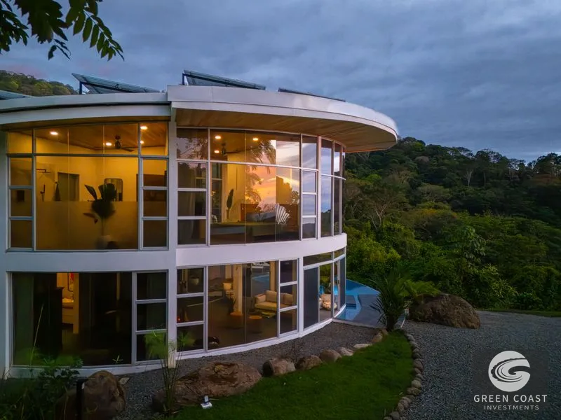 The Glass House: Ojochal Ocean View Luxury with Infinity Pool & Solar — view 112, Ojochal, Ojochal, Costa Rica