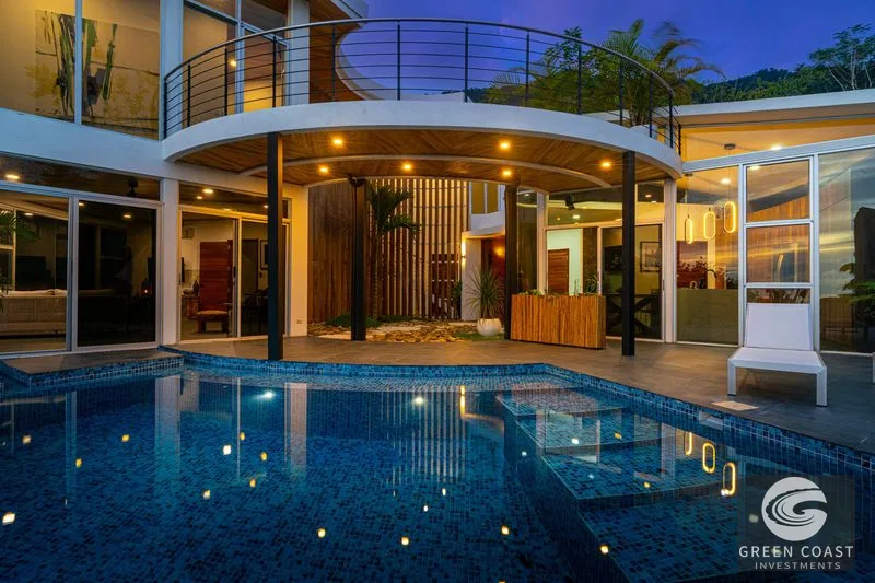 The Glass House: Ojochal Ocean View Luxury with Infinity Pool & Solar — view 114, Ojochal, Ojochal, Costa Rica