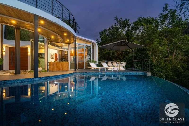 The Glass House: Ojochal Ocean View Luxury with Infinity Pool & Solar — view 115, Ojochal, Ojochal, Costa Rica