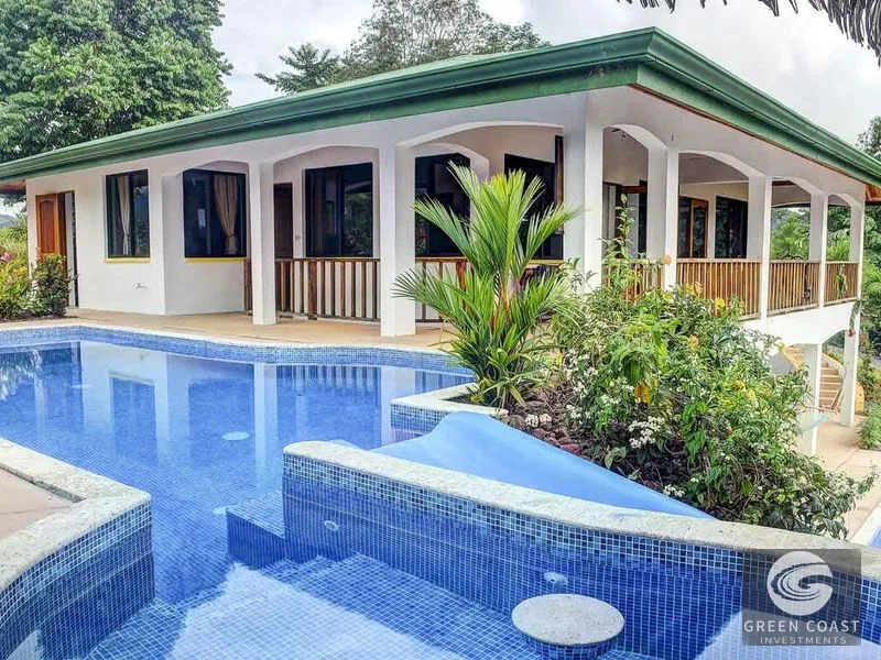 Luxury Mountain View Estate with Dual Pools, Waterslide & Income Potential - Platanillo — view 3, Platanillo, Platanillo, Costa Rica