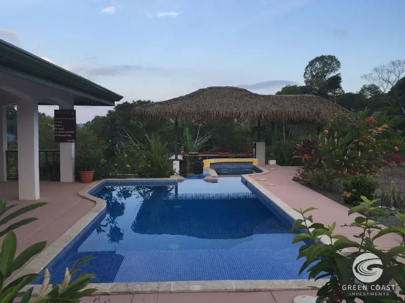 Luxury Mountain View Estate with Dual Pools, Waterslide & Income Potential - Platanillo — view 7, Platanillo, Platanillo, Costa Rica