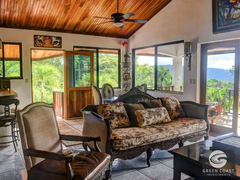 Luxury Mountain View Estate with Dual Pools, Waterslide & Income Potential - Platanillo — view 11, Platanillo, Platanillo, Costa Rica
