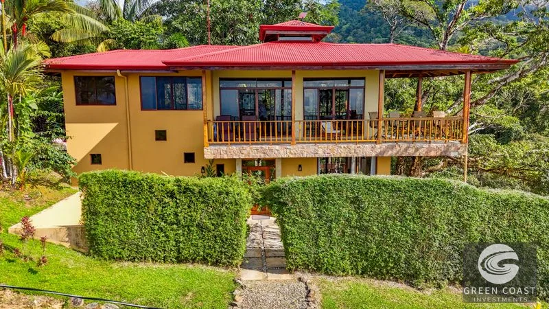 Tres Rios Jungle Retreat: 2 Homes, River, Waterfall & Ocean Views on 6.5 Acres — view 1, Tres Ríos, Ojochal, Costa Rica