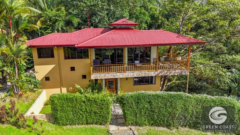 Tres Rios Jungle Retreat: 2 Homes, River, Waterfall & Ocean Views on 6.5 Acres — view 2, Tres Ríos, Ojochal, Costa Rica