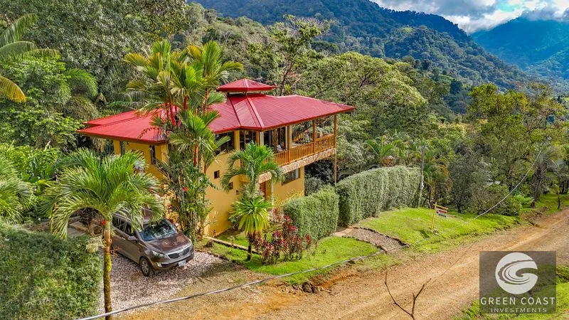 Tres Rios Jungle Retreat: 2 Homes, River, Waterfall & Ocean Views on 6.5 Acres — view 3, Tres Ríos, Ojochal, Costa Rica