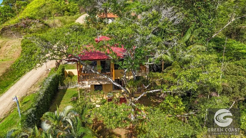 Tres Rios Jungle Retreat: 2 Homes, River, Waterfall & Ocean Views on 6.5 Acres — view 4, Tres Ríos, Ojochal, Costa Rica