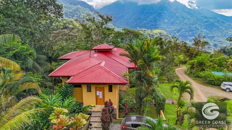 Tres Rios Jungle Retreat: 2 Homes, River, Waterfall & Ocean Views on 6.5 Acres — view 9, Tres Ríos, Ojochal, Costa Rica
