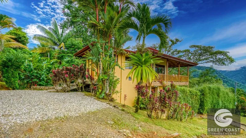 Tres Rios Jungle Retreat: 2 Homes, River, Waterfall & Ocean Views on 6.5 Acres — view 10, Tres Ríos, Ojochal, Costa Rica