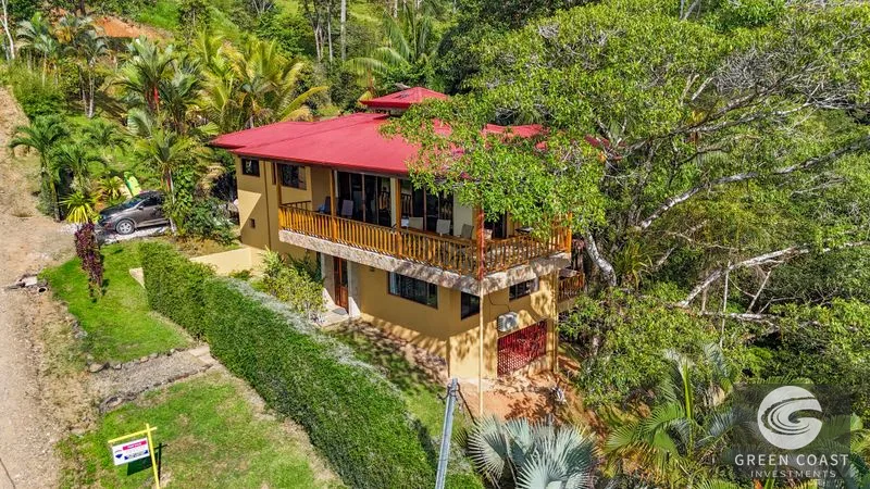 Tres Rios Jungle Retreat: 2 Homes, River, Waterfall & Ocean Views on 6.5 Acres — view 12, Tres Ríos, Ojochal, Costa Rica