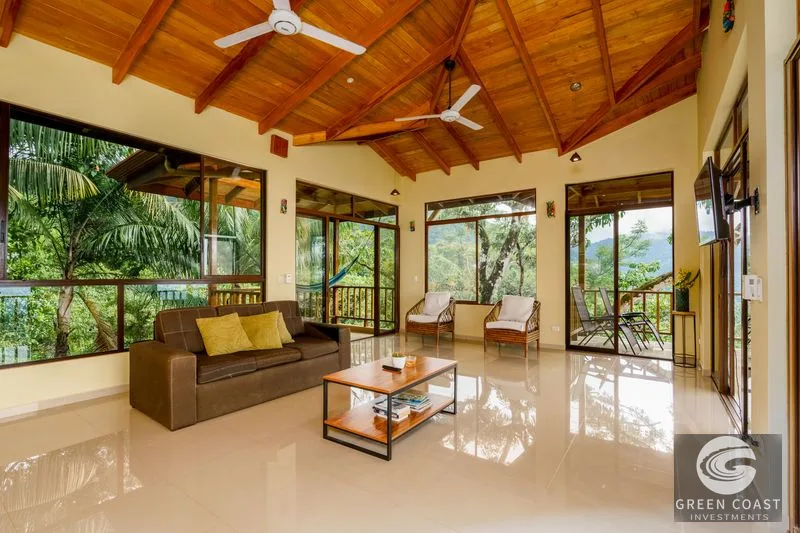 Tres Rios Jungle Retreat: 2 Homes, River, Waterfall & Ocean Views on 6.5 Acres — view 22, Tres Ríos, Ojochal, Costa Rica