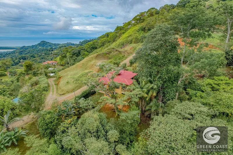 Tres Rios Jungle Retreat: 2 Homes, River, Waterfall & Ocean Views on 6.5 Acres — view 84, Tres Ríos, Ojochal, Costa Rica