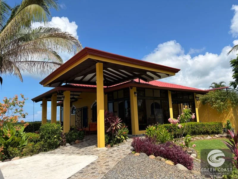 Oceanview Retreat with Guesthouse & Pool in Gated Community - US-Style Fixed Mortgage Available! — view 2, Quepos, Parrita, Costa Rica