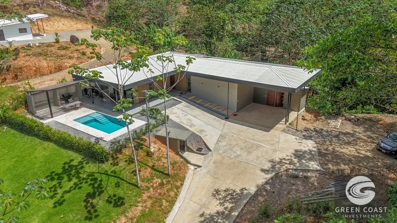 Brand New Tropical Jungle Home in Ojochal — view 2, Ojochal, Ojochal, Costa Rica