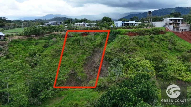 Prime Gated Lot: Mountain & River Views, Pool Access, Near Naranjito — view 1, Quepos, Quepos, Costa Rica