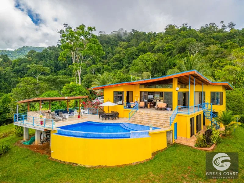 Ojochal Luxury: Ocean View 4-Bed Villa, Infinity Pool, 10 Acres & Waterfalls — view 2, Ojochal, Osa, Costa Rica