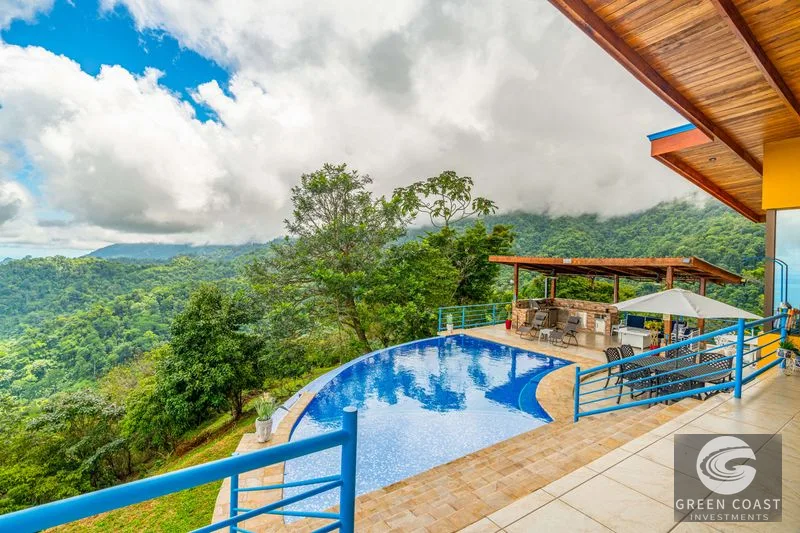 Ojochal Luxury: Ocean View 4-Bed Villa, Infinity Pool, 10 Acres & Waterfalls — view 6, Ojochal, Osa, Costa Rica