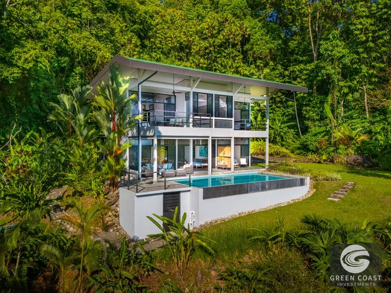 Uvita Oceanview Sanctuary: Private 3-Bed Luxury Retreat with Infinity Pool & Whale's Tail Views — view 3, Bahia Ballena, Osa, Costa Rica
